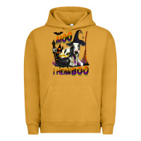Pigment Peanut Butter Moo I Mean Boo Holstein Cow Urban Hoodie - LillyAllenDesigns