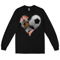 Black western soccer heart Long Sleeve Tee - HRA Design Shop