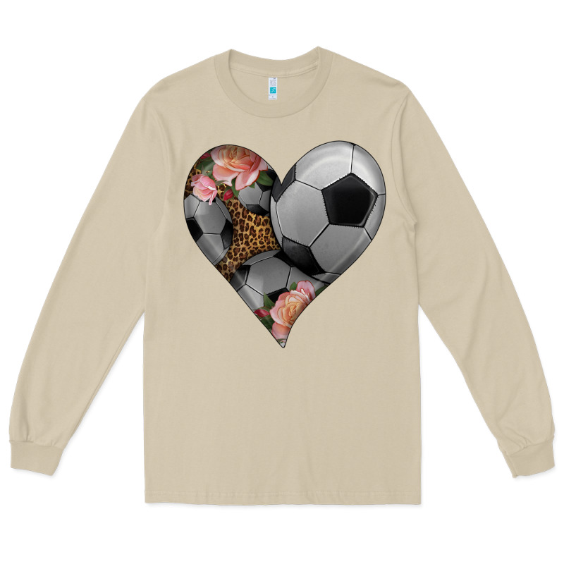 Western Soccer Heart Long Sleeve Tee by HRA Design Shop | Teevron