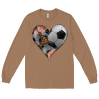 Toasted Coconut western soccer heart Long Sleeve Tee - HRA Design Shop