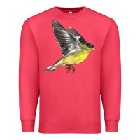 Cardinal Flying American Goldfinch Premium Sweatshirt - LillyAllenDesigns
