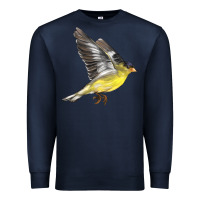 Navy Flying American Goldfinch Premium Sweatshirt - LillyAllenDesigns