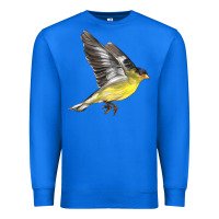 True Royal Flying American Goldfinch Premium Sweatshirt - LillyAllenDesigns