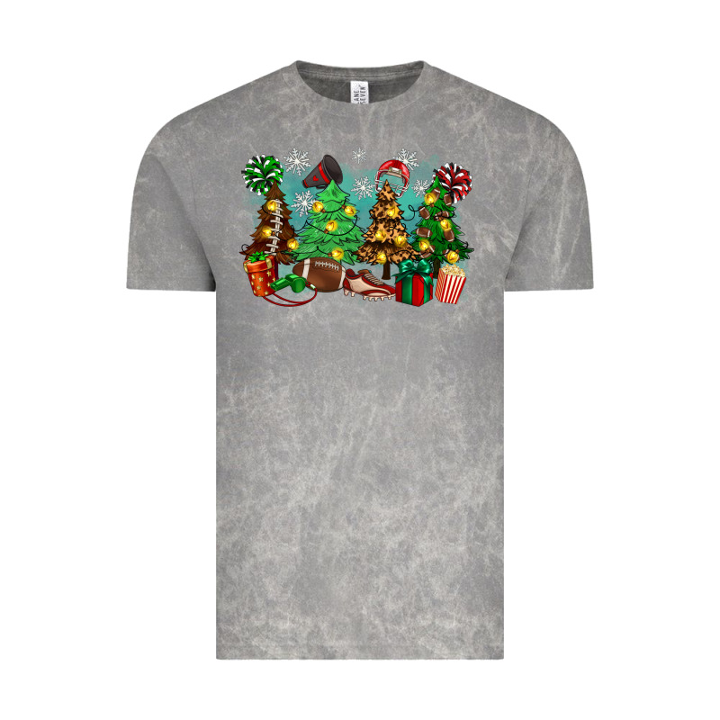 Christmas Trees With Football Vintage Tee by Zillion Design Studio | Teevron