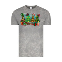 Cloud Rock christmas trees with football Vintage Tee - Zillion Design Studio