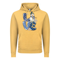 Vintage Mustard love snowman Vintage Hoodie - MaliasSmallBusiness