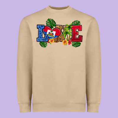 Heavyweight Sweatshirt love haitian republic