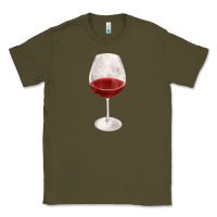 Army Green wine glass fa element Classic Tee - FaDigitalArtStudio