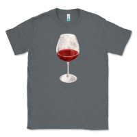 Charcoal Heather wine glass fa element Classic Tee - FaDigitalArtStudio