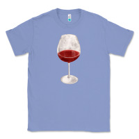 Colony Blue wine glass fa element Classic Tee - FaDigitalArtStudio