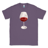 Lavender wine glass fa element Classic Tee - FaDigitalArtStudio