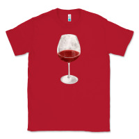 Red wine glass fa element Classic Tee - FaDigitalArtStudio