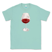 Seafoam wine glass fa element Classic Tee - FaDigitalArtStudio