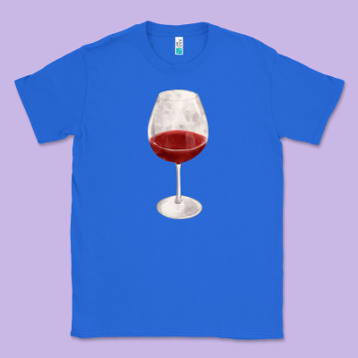 Wine Glass Fa Element Classic Tee Designed By Fadigitalartstudio