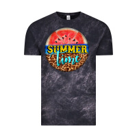 Cloud Black summer time watermelon Vintage Tee - BarkalooDesign