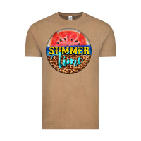 Vintage Coffee summer time watermelon Vintage Tee - BarkalooDesign