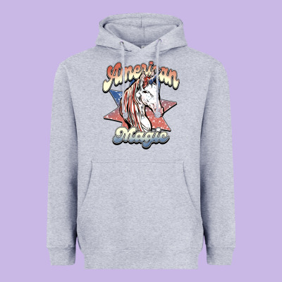 American Magic Heavyweight Hoodie Designed By Nancycooperartshop