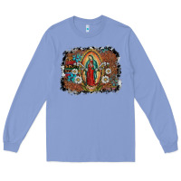 Colony Blue virgin mary Long Sleeve Tee - SublimationCraftShop