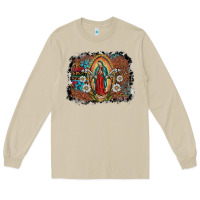 Mushroom virgin mary Long Sleeve Tee - SublimationCraftShop