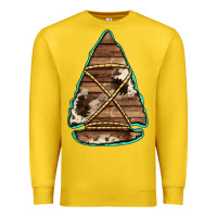 Lemon cowhide wooden arrowhead Premium Sweatshirt - Jasminsmagicworld