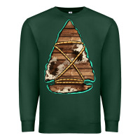 Sports Green cowhide wooden arrowhead Premium Sweatshirt - Jasminsmagicworld