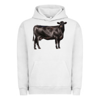 Pigment Lunar Rock black angus cow Urban Hoodie - LillyAllenDesigns
