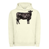 Pigment Pistachio black angus cow Urban Hoodie - LillyAllenDesigns