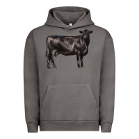 Pigment Tornado black angus cow Urban Hoodie - LillyAllenDesigns