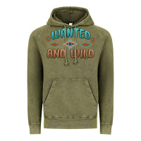 Vintage Olive wanted and wild Vintage Hoodie - MaliasSmallBusiness