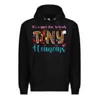 Black its a good day to teach tiny humans Premium Hoodie - NancyCooperArtShop