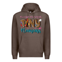Coffee its a good day to teach tiny humans Premium Hoodie - NancyCooperArtShop