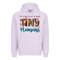 Lilac its a good day to teach tiny humans Premium Hoodie - NancyCooperArtShop