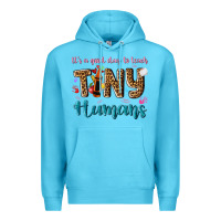 Ocean Blue its a good day to teach tiny humans Premium Hoodie - NancyCooperArtShop