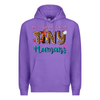 Purple its a good day to teach tiny humans Premium Hoodie - NancyCooperArtShop