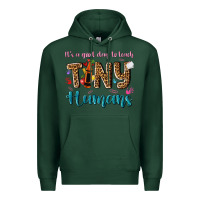 Sports Green its a good day to teach tiny humans Premium Hoodie - NancyCooperArtShop