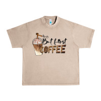 French Oak but first coffee Urban Heavy Tee - BarkalooDesign