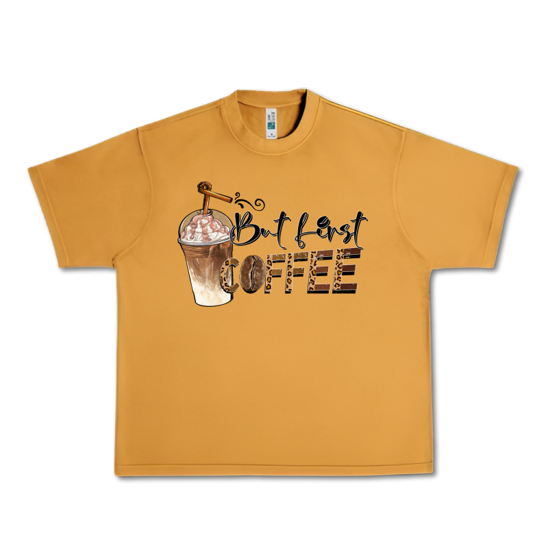 But First Coffee Urban Heavy Tee by BarkalooDesign | Teevron