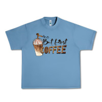 Pebble Blue but first coffee Urban Heavy Tee - BarkalooDesign