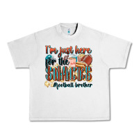Lunar Rock i'm just here for the snacks #american football br Urban Heavy Tee - Zillion Design Studio