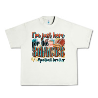 Pistachio i'm just here for the snacks #american football br Urban Heavy Tee - Zillion Design Studio