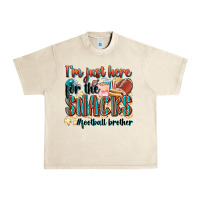 Sandshell i'm just here for the snacks #american football br Urban Heavy Tee - Zillion Design Studio