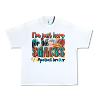 White i'm just here for the snacks #american football br Urban Heavy Tee - Zillion Design Studio