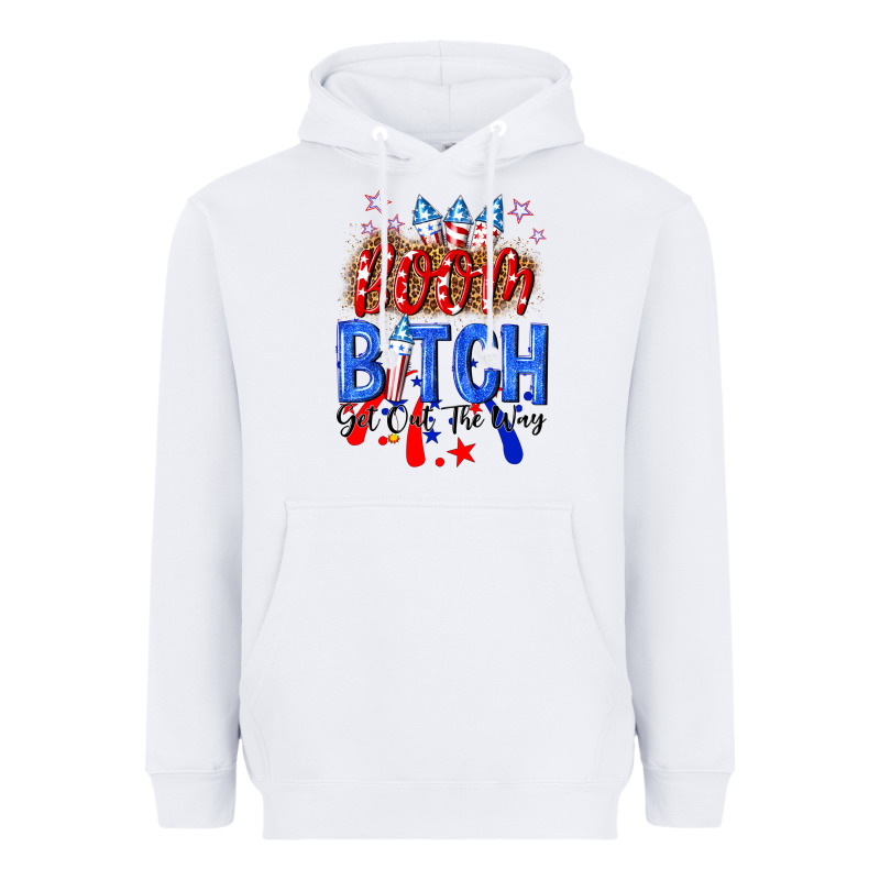 Boom Bitch Get Out The Way Heavyweight Hoodie by NancyCooperArtShop | Teevron