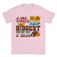 Bubblegum Pink little sister biggest fan american football Classic Tee - HRA Design Shop