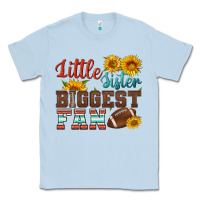 Dusty Blue little sister biggest fan american football Classic Tee - HRA Design Shop