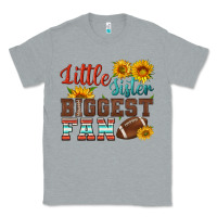 Heather Grey little sister biggest fan american football Classic Tee - HRA Design Shop
