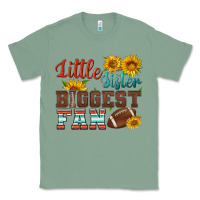 Sage little sister biggest fan american football Classic Tee - HRA Design Shop