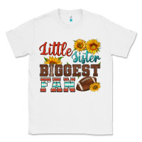 White little sister biggest fan american football Classic Tee - HRA Design Shop