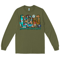 Army Green lpn Long Sleeve Tee - CowhideDigitalArt