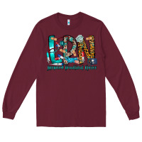 Burgundy lpn Long Sleeve Tee - CowhideDigitalArt